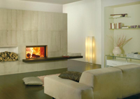 modern kandalló