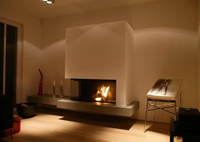 modern kandalló